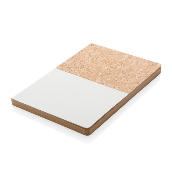 A5 Kork & Kraft Notizbuch, off white