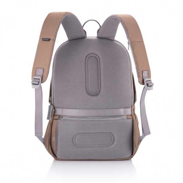 Bobby Soft, Anti-Diebstahl-Rucksack, braun