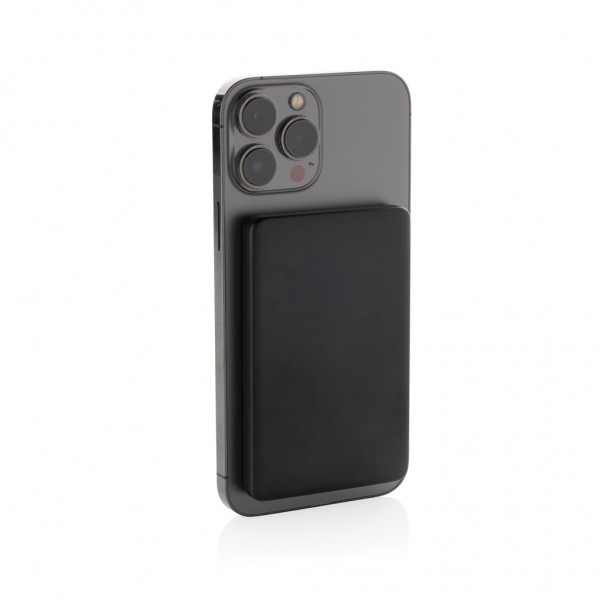 Orion 5.000mAh 5W magnetische Powerbank aus RCS rec. Alu, schwarz