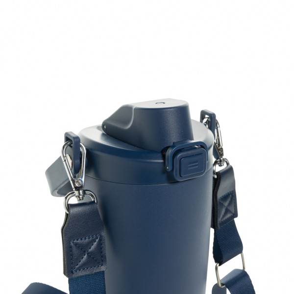 Avira Ayala Crossbody Duosip Becher aus RCS rec. Stahl, navy blau