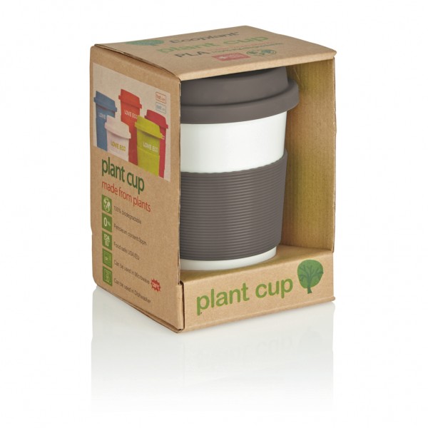 ECO PLA Kaffeebecher, grau