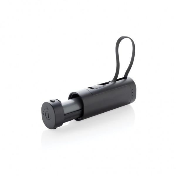 CycleCell 5000mah Powerbank mit herausnehmbarer Batterie, schwarz