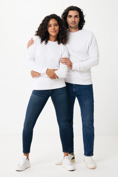 IQONIQ Etosha Lightweight Sweater aus recycelter Baumwolle, recycled white S