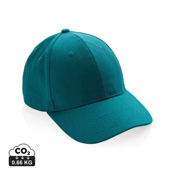 Impact 6 Panel Kappe aus 280gr rCotton mit AWARE™ Tracer, verdigris