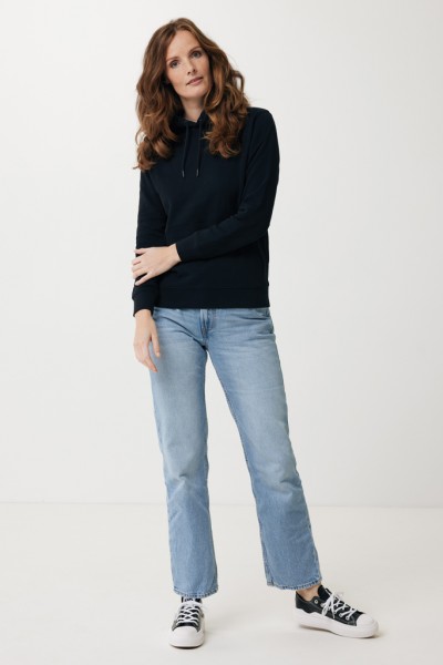 IQONIQ Rila Lightweight Hoodie aus recycelter Baumwolle, schwarz 5XL