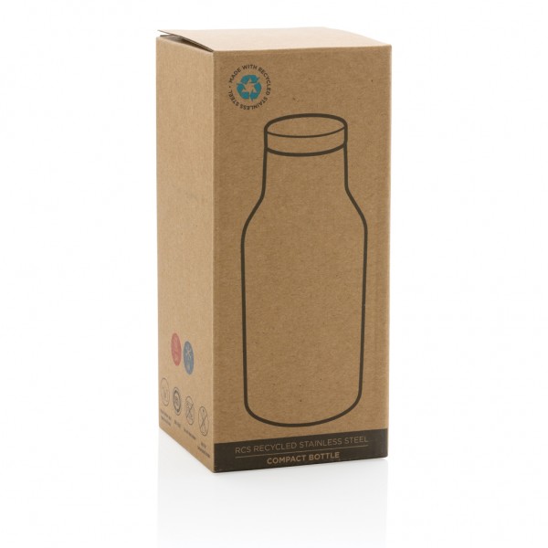 RCS recycelte Stainless Steel Kompakt-Flasche, blau