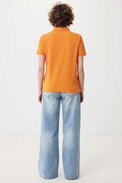 IQONIQ Yosemite Piqué-Poloshirt aus recycelter Baumwolle, orange XXS