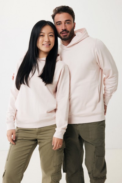 IQONIQ Yengo Hoodie mit Seitentaschen aus rec. Baumwolle, cloud pink XXXL