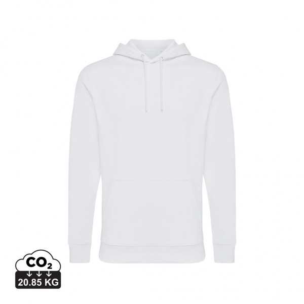 IQONIQ Jasper Hoodie aus recycelter Baumwolle, recycled white XS