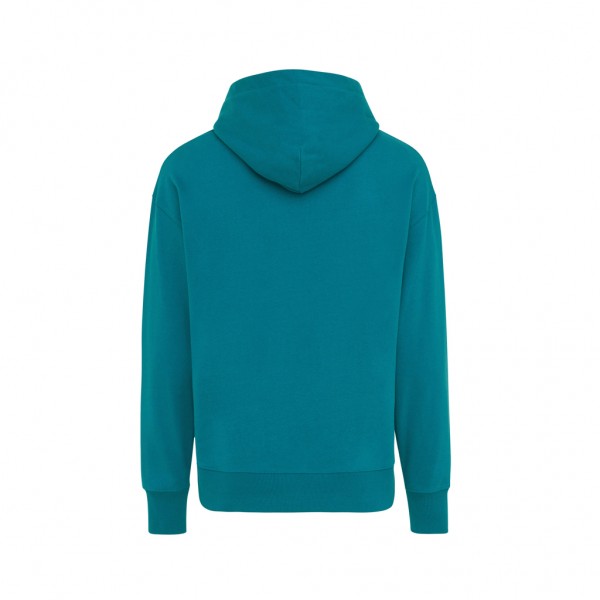 IQONIQ Yoho Relax-Hoodie aus recycelter Baumwolle, verdigris XXL
