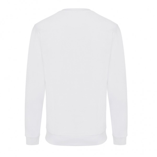 IQONIQ Zion Rundhals-Sweater aus recycelter Baumwolle, recycled white XXXL