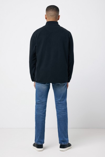 IQONIQ Talung Mikrofleece Jacke aus recyceltem Polyester, schwarz M