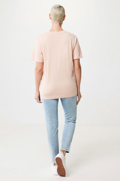 IQONIQ Kakadu relaxed T-Shirt aus recycelter Baumwolle, peach nectar XS