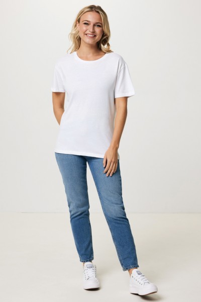 IQONIQ Yala Damen T-Shirt aus recycelter Baumwolle, recycled white L