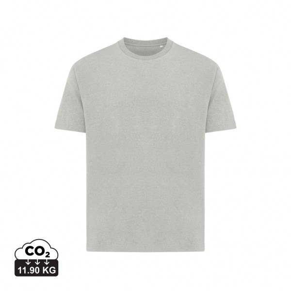 IQONIQ Teide T-Shirt aus recycelter Baumwolle, heather grey XS