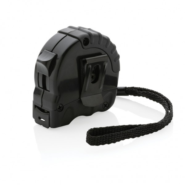 3m/16mm Maßband aus RCS recyceltem Kunststoff, schwarz