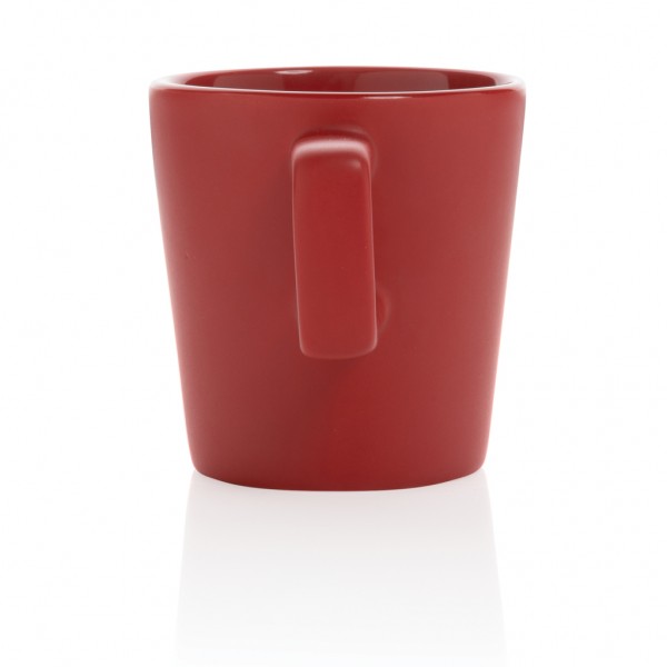 Moderne Keramik Kaffeetasse, 300ml, rot