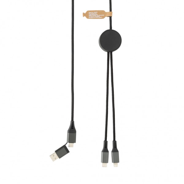 Terra 3 Meter 4-in-1-Kabel aus RCS recyceltem PET, grau