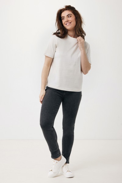 IQONIQ Teide T-Shirt aus recycelter Baumwolle, ivory white 5XL