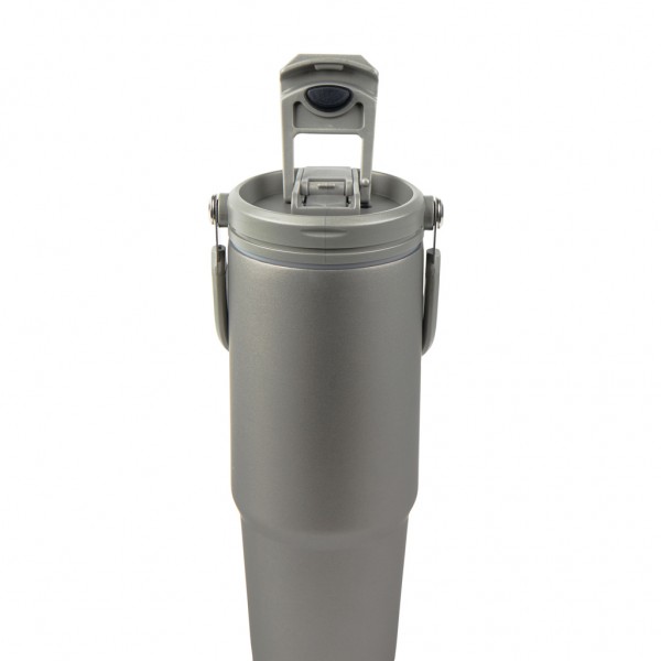 VINGA Eos Trek 880ml Flasche aus RCS rec. Stainless-Steel, grau