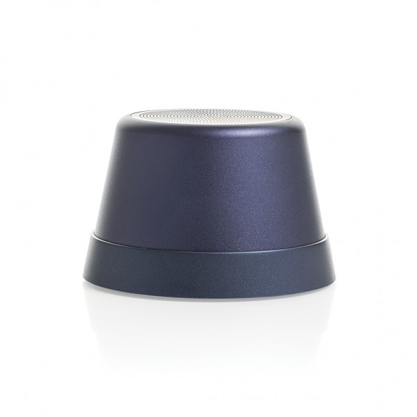 Nivio magnetischer 5W-Speaker aus RCS recyceltem Aluminium, blau