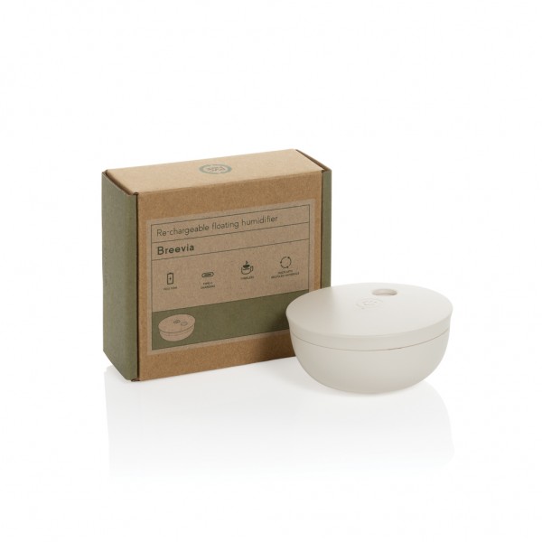 Breevia aufladbarer schwimmender Luftbefeuchter aus RCS rABS, beige