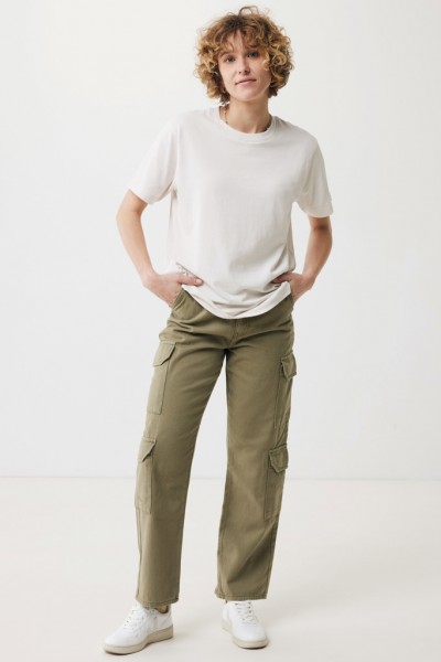 IQONIQ Kakadu relaxed T-Shirt aus recycelter Baumwolle, ivory white L