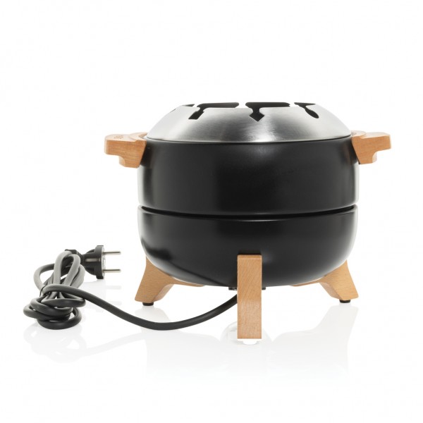 BOSKA elektrisches Party Fondue Set - 2.3L (EU Type F), schwarz