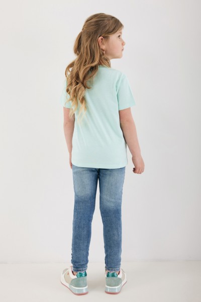 IQONIQ Koli Kids T-Shirt aus recycelter Baumwolle, crushed mint 56