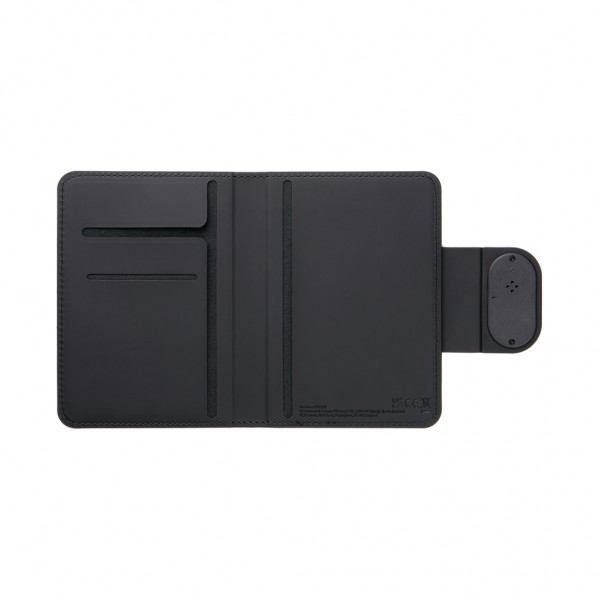 VINGA Baltimore RCS Passport Cover mit Dual-Finder, schwarz