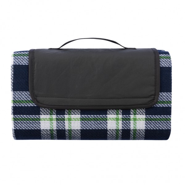 Tartan Picknickdecke, navy blau