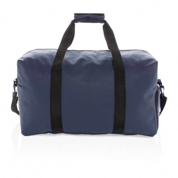 Schicke PU Wochenendtasche, navy blau