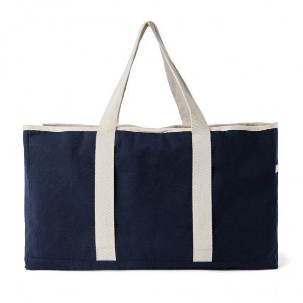 VINGA Volonne AWARE™ Strandtasche aus recyceltem Canvas, blau