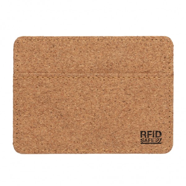 Kork RFID Slim-Wallet, braun