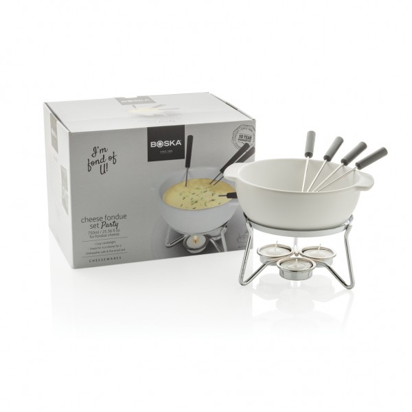 BOSKA Käse-Fondue Set Party - 750ml, weiß